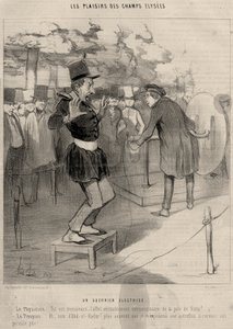 Pleasures of the Champs Elysées by Honoré Daumier